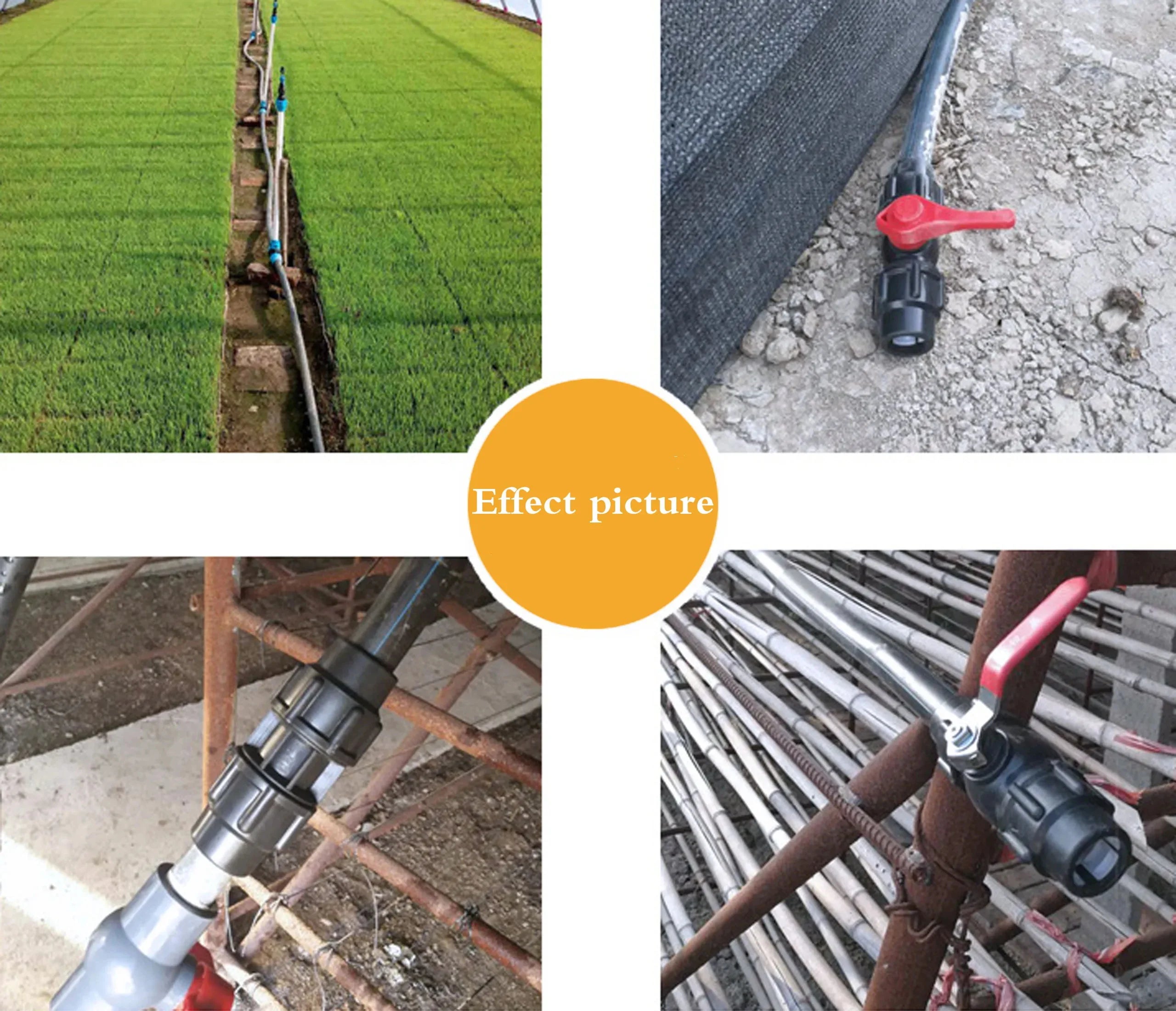 20/25/32/40/50Mm Valve PE Pipe Quick Connector Elbow Reducing Water Pipe Joint Plastic Agriculture Irrigation PE PVC Fittings