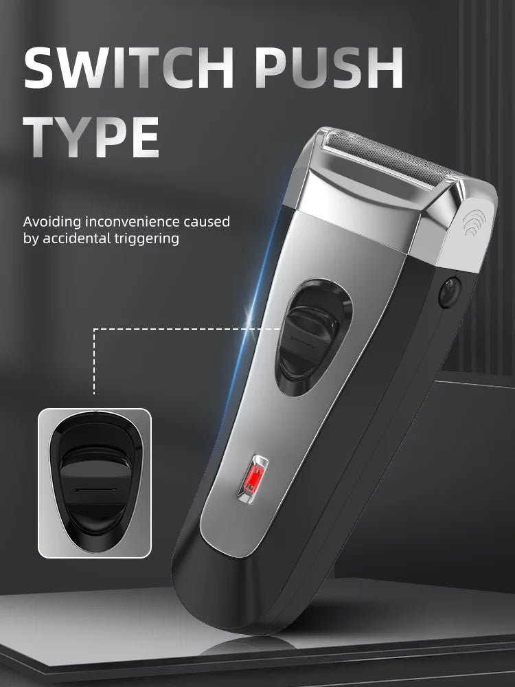 Kemei Professional Electric Shaver Portable Foil Razor USB Rechargeable Beard Trimmer Beard Shaving Machine for Men KM-9038