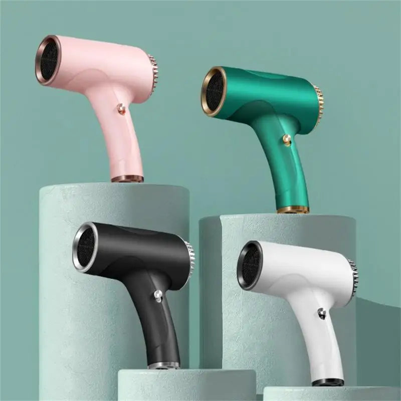 New Wireless Portable Hair Dryer High Power Household Travel Speed Negative Ion Charging Dual Purpose Hair Dryer