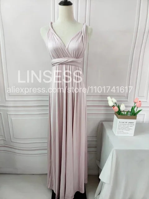 Rust Bridesmaid Dress Infinity Multiway Maxi Bridesmaid Dress Formal Wrap Wedding Evening Dress Wedding Cocktail Floor Length