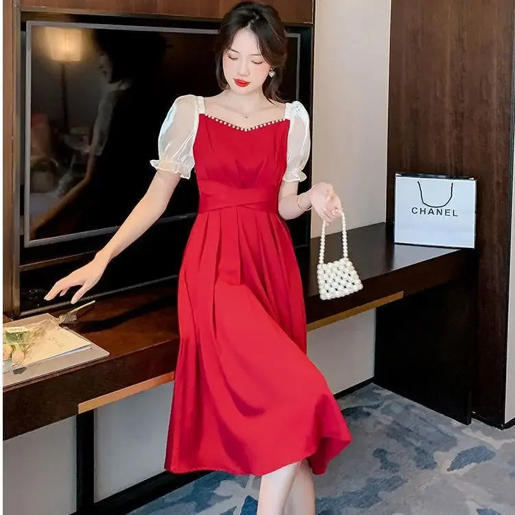 Green Evening Dresses for Women 2025 Black Clothes Prom Party Red Woman Dress Midi Sensual Sexy Luxury Chic and Elegant Pretty X