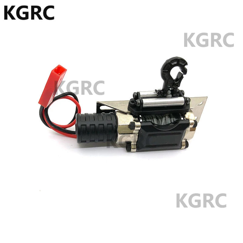 1 Set Aluminum Alloy Metal Winch Traction for 1/10 RC Rock Crawler HSP Redcat HPI 90046 D90 SCX10 TRX-4 1:10 RC Car A025