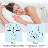 Anti Snore Stop Snoring Nose Clip Silicone Magnetic Sleep Tray Sleeping Aid Apnea Guard Night Device with Case Snoring Solution