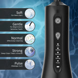 SEJOY Water Flosser Professional For Teeth, Gums, Braces, Dental Care, Electric Power With 5 Settings, 5 Tips For Multiple Users