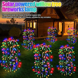 NEW 200LED Solar Lawn Lamp 8 Modes Solar Firework Lights Waterproof Outdoor Graden  Decorative Light 120LED Terrace String Light