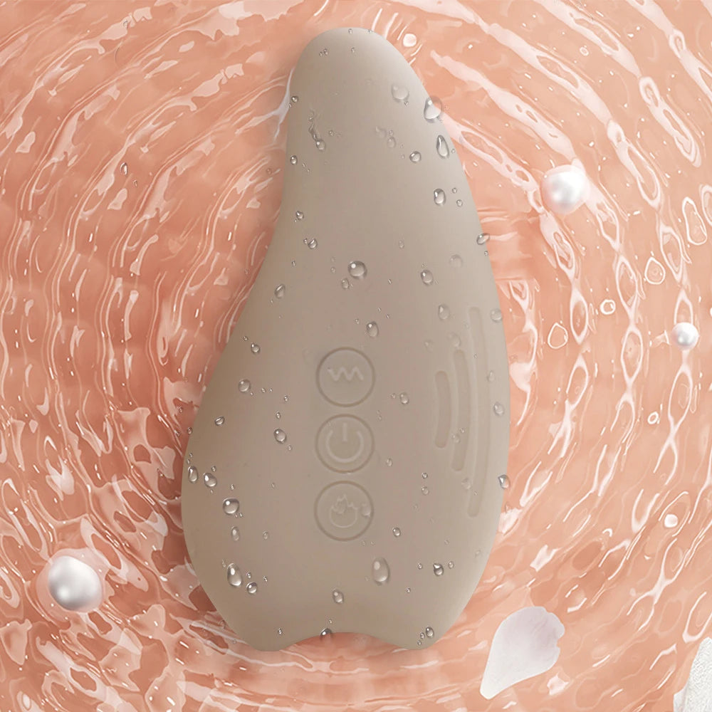 Warming Lactation Massager Soft Silicone Breast Massager for Breastfeeding Heat + Vibration for Clogged Ducts Improved