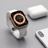 سوار رياضي من السيليكون لساعة Apple Watch ultra Band 38 مم 40 مم 41 مم 42 مم 44 مم 45 مم 49 مم حزام مطاطي iwatch series 8 7 3 5 6 4