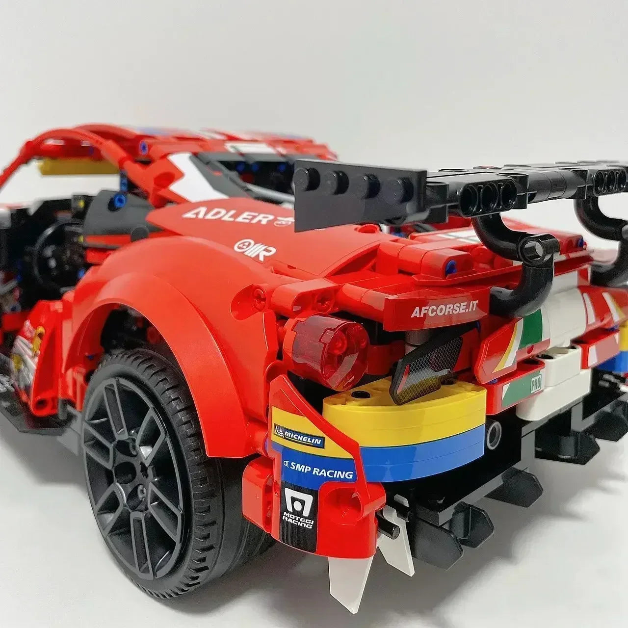 Technical Famous 42125 488 GTE AF Corse 51 City Racing Car Building Blocks MOC Bricks Super Sports Cars Model Boys Assembly Toys