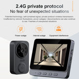 Smart Video Doorbell Camera IR Night Vision Digital Door Viewer 2.4G WiFi 800mAh Battery Magic Door Eye Two-Way Intercom