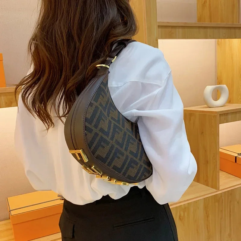 Quality Fashionable Design Sense Single Shoulder Bag Retro Quality High-end Underarm Bag Women Bag Adjustable Shoulder Strap Bag