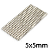 20/50 Pcs 5x5 Round NdFeB Neodymium Magnet N35 Super Powerful Small Imanes Permanent Magnetic Disc