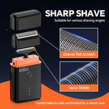 Braun Electric Razor Professional Shaver Portable Shaving Machine Mini Beard Trimmer Razor Reciprocating Shaver for Men MG8018