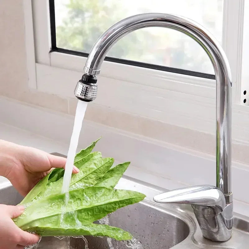 360 Degree Faucet Anti Splash Head Kitchen Water Saver Universal Rotating Bubbler Filter Nozzle Booster Nozzle Kitchen Tools