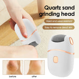 Electric Foot Grinder 2 Gears Automatic Pedicure Tool Remove Deadskin Calluses Thick Polishing Gentle Exfoliation With Light