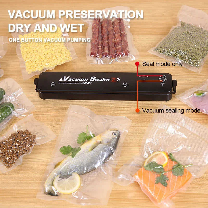 Kitchen Gadgets Home Sealing Machine Food Vacuum Sealer Small Portable Plastic Bags Sealer  Food Vacuum Packaging Machine