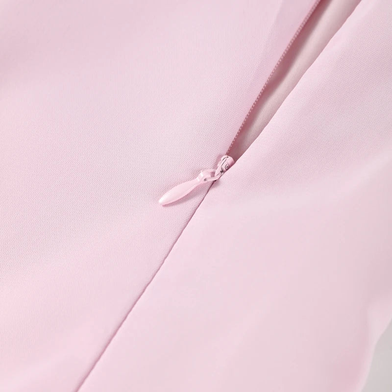 Elegant Shawl Pleated Top Long Skirt Women Set Sleeveless Tops Diamond Shawl High Waist Fashion Evening Skirts Summer Lady Suit