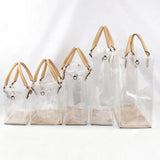 DIY PVC Tote Bag Clear Large Capacity Handbag Making Kit Handmade Shoulder Bag Travel