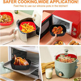 Basket Dishes for Home and Kitchen Bar Air Fryer Molds Air Fryer Chicken Stanleys Cup Pizza Kitchenware Fried Pan Baking Garden