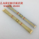 20mm Gold rose silver Jubilee bracelet 904L stainless steel five bracelet with folding buckle