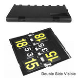 6 Digits Flip Scoreboard Tabletop Score Flipper Football Flip Score Keeper Triangular Base Design Hot Sale For Basketball Ping P