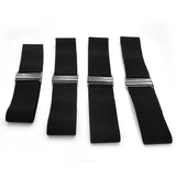 New Elastic Band Wide Belts Simple Down Coat Waist Belt Female Buckle Black Strap Dress Decoration Accessories