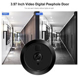 4.0" Digital Door Peephole Viewer Smart Doorbell Camera 1080P IR Night Vision Video Intercom Electronic Camera Door Bell 1400mAh