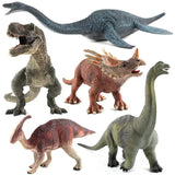 Jurassic Dinosaur Figurines Tyrannosaurus Brachiosaurus Parasaurolophus Animal Model Action Figures Collection Children Toy