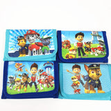 4pcs Skye Paw Patrol Coin Purse Cute Catton Kids Wallet With Zipper Storage Bag Party Supplies Boys Girls Pouch Christmas Gift