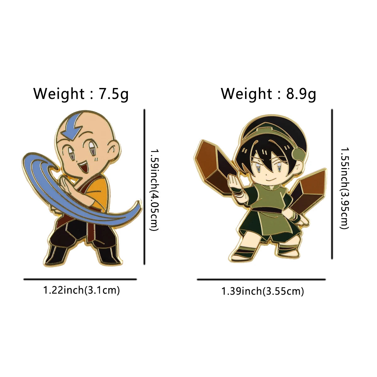 Anime Avatar Pin Cute Boys Lapel Pins Women's Brooch Jeans Badges Brooches for Clothing Badges Enamel Jewelry Accessories Gifts