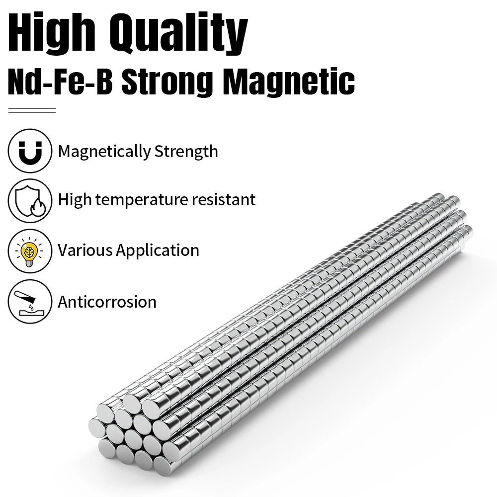 3x3mm Neodymium magnet RoundN35 Permanent NdFeB Super Strong Powerful Magnetic Imane Disc Used for Refrigerators and Offices