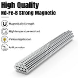 3x3mm Neodymium magnet RoundN35 Permanent NdFeB Super Strong Powerful Magnetic Imane Disc Used for Refrigerators and Offices