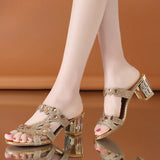 BRCCHENXI Hot fashion mesh women's sandals summer fashion outdoor open toe leisure beach thick