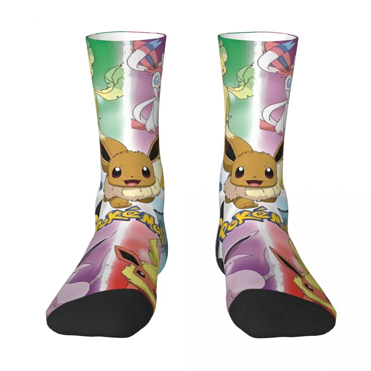 Pokemon Anime Pikachu Stockings Men Socks Soft Modern Socks Autumn Running Sports Anti Sweat Design Socks Gift Idea