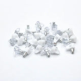 500pcs Transparent Shelf Studs Pegs Plastic Laminate Support Cabinet Wardrobe Shelves Glass Plate Support Furniture Hardware