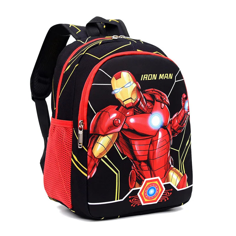 Disney Marvel Bags Spider Man Iron Man Backpack Children Cartoon Captain America Kindergarten School Bag For Boys Schoolbag Gift