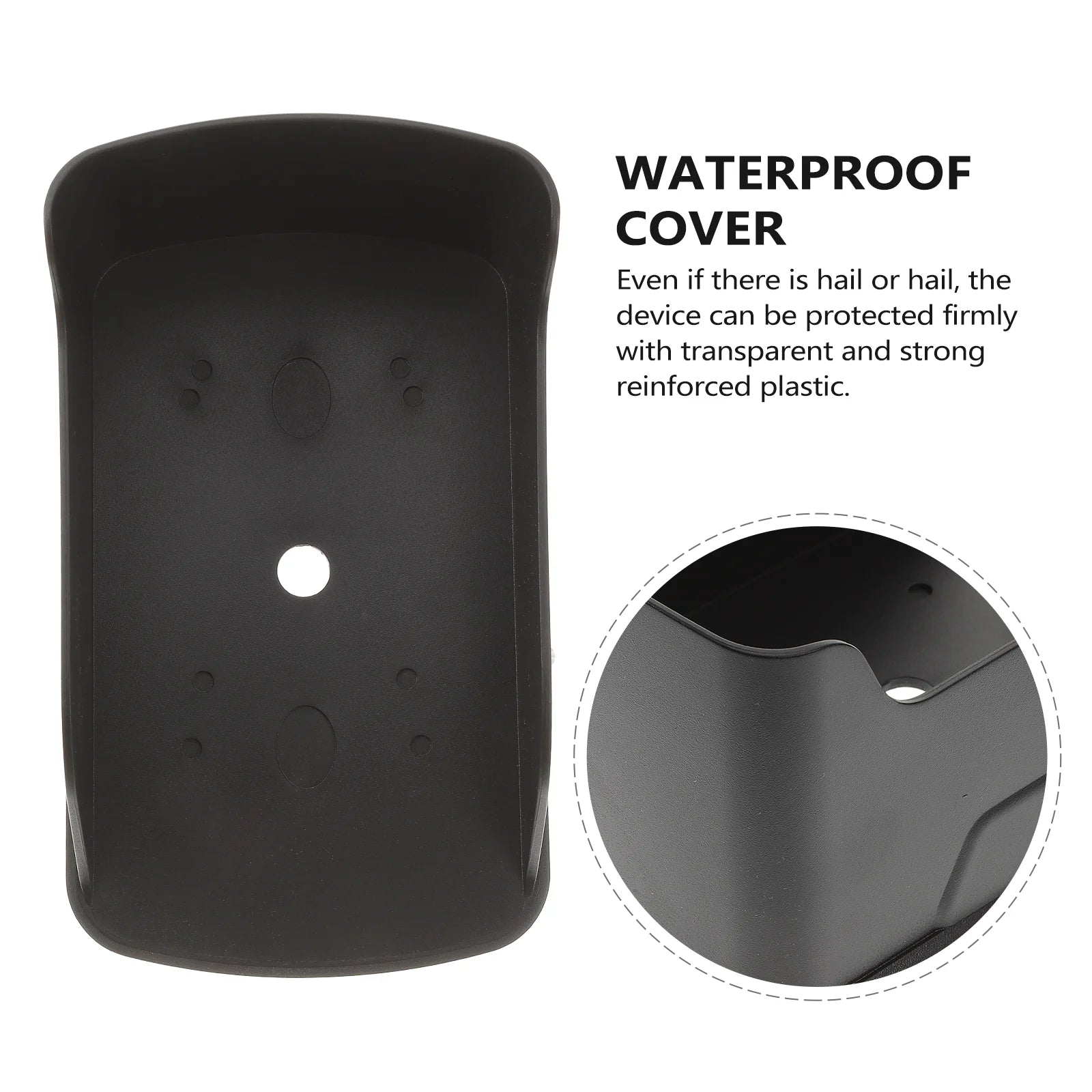 Doorbell Waterproof Cover Outdoor Wireless Attendance Video Outdoors Wired Weatherproof Case Metal