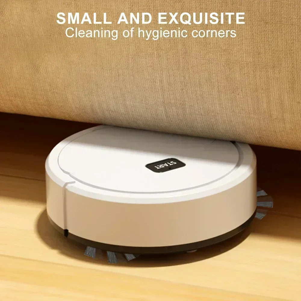 2024 New Model Sweeping Robot Automatic Home Mini Cleaning Machine USB Charging Smart Sweep Mop 2-In-1 Vacuum Cleaner