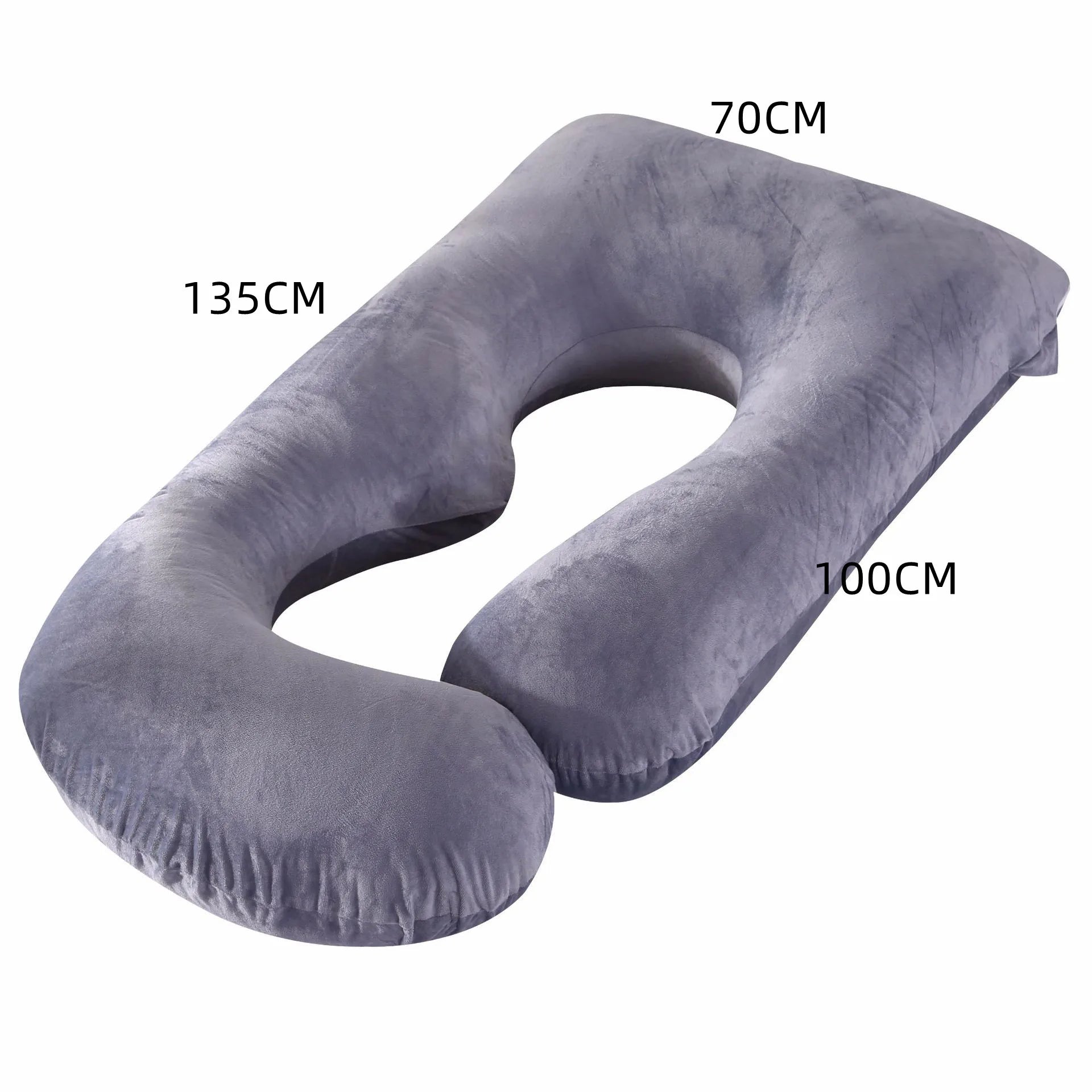 1pc Pregnant Women Pillow Side Sleeping detachable Crystal Velvet G-shaped Waist Support Pillow