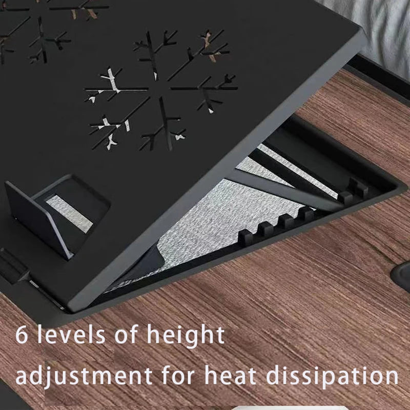 60cm Home Folding Laptop Desk for Breakfast bed tray height and Inclination adjustable folding desk tables Tray Table