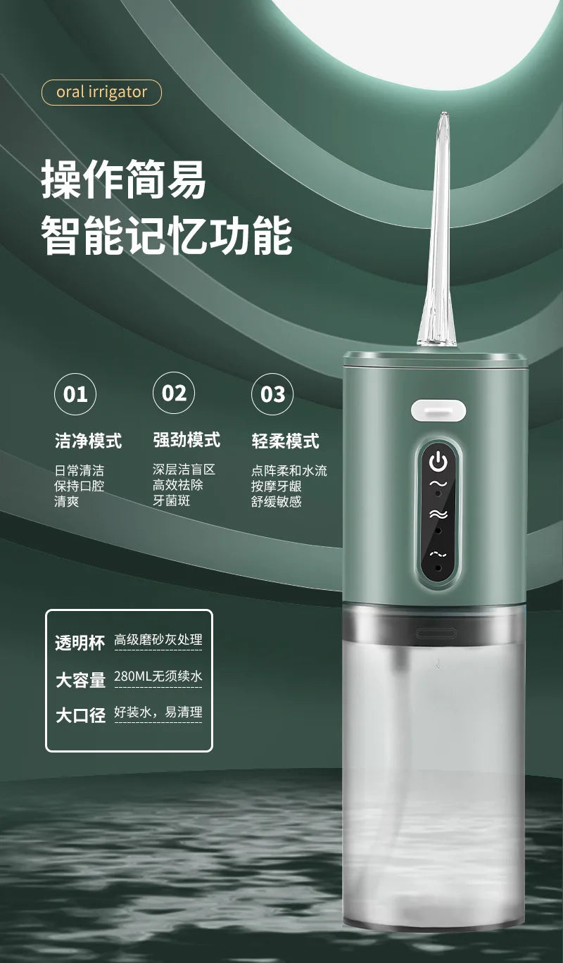 Household oral rinser, stone removal, tooth washer, water floss, electric tooth flusher, portable tooth washing artifact