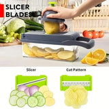 14/16 in 1 Multifunctional Vegetable Chopper Handle Food Grate Food Chopper Vegetable Slicer Dicer Cut Kitchen Items cocina