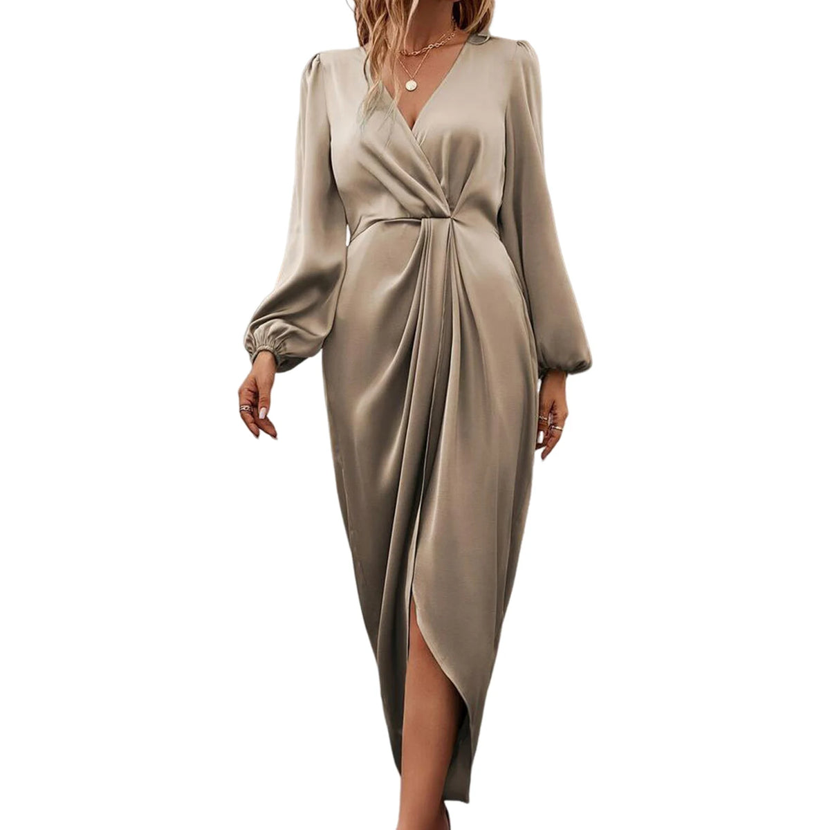 2023 Autumn Banquet Women's Dress Lace V-Neck Elegant Elegant Women's Fashion Holiday Style Women's Long Dress White Dress