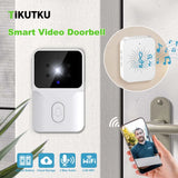 Video Doorbell Camera with Chime WiFi Wireless Night Vision Smart Home Indoor Security Protection Rechargeable Battery Door Bell