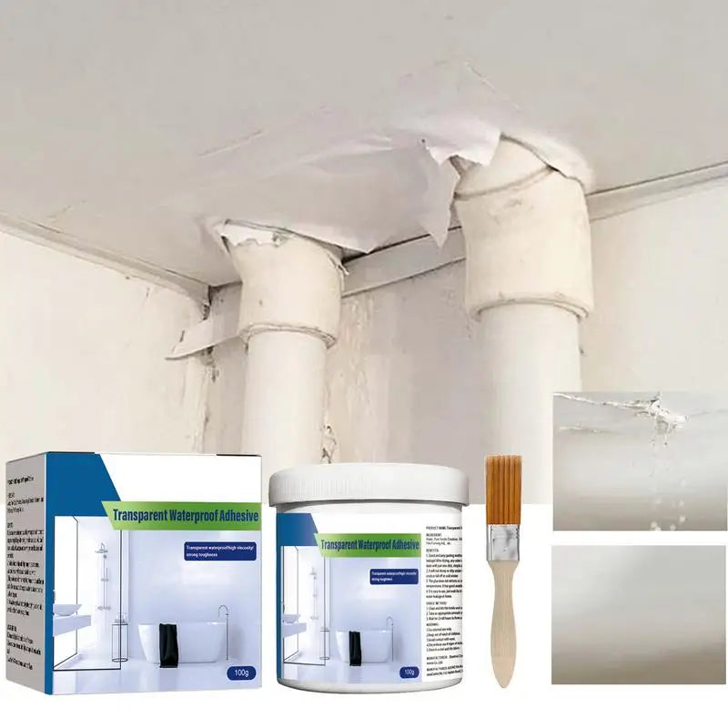 Bathroom Transparent Waterproof Glue Agent Insulating Adhesive Sealant Leak Proof Paint Strong Bonding Coating For Home Repair