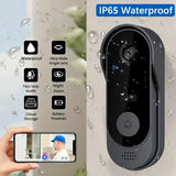 Tuya Wireless Doorbell Waterproof WIFI Video Smart Home By Bell Camera Button Welcome by Chime Security Alarm For House