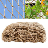 Plant Support Netting Natural Jute Rope Plant Climbing Garden Netting Trelli for Climbing Plants Bean Fruits Retro