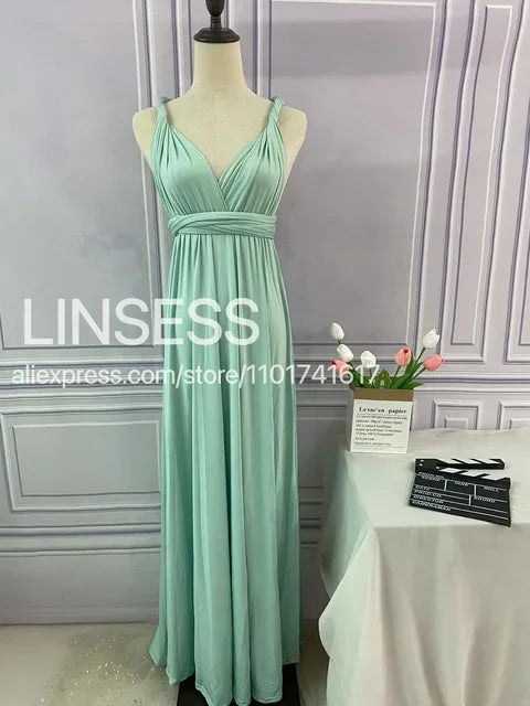 Rust Bridesmaid Dress Infinity Multiway Maxi Bridesmaid Dress Formal Wrap Wedding Evening Dress Wedding Cocktail Floor Length