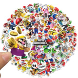 10/30/50/100pcs Anime Cartoon Super Mario Bros Game Sticker Skateboard Bicycle Guitar Laptop Phone Motorcycle Waterproof Sticker