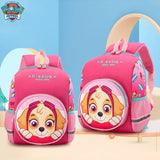 حقيبة ظهر Paw Patrol Spiderman Bagpack Chase School Bag Skye حقائب كتف مزدوجة للفتيات والأولاد حقيبة تخزين للسفر هدية أنيمي للأطفال