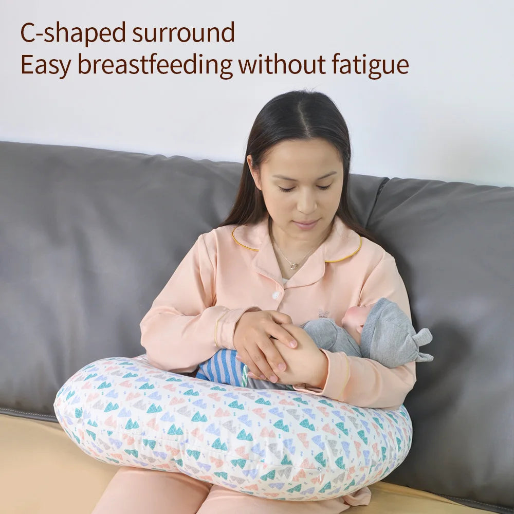 Detachable Breastfeeding Pillow for Newborns and Mothers, Multifunctional Sloping Pillow for Lumbar Support